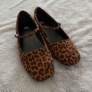 Wild Fable Brown Leopard Print Flats